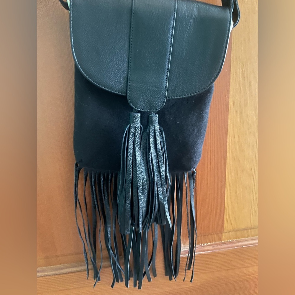 Bay Sky fringed cross body bag BY San Diego Hat Co. NWOT - Picture 6 of 8